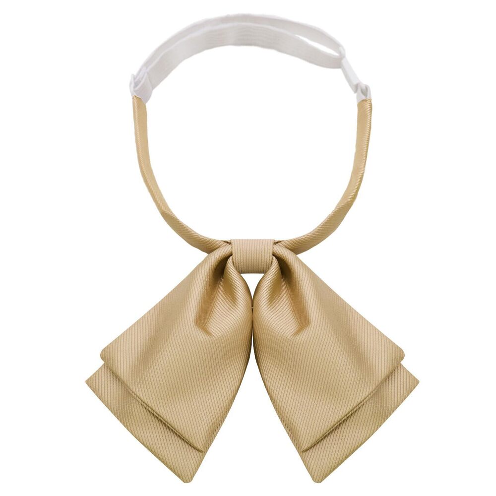 5048 Bow Tie Girl, Bow Tie Adjustable Pre-Tied Bowtie Solid Color Bowties